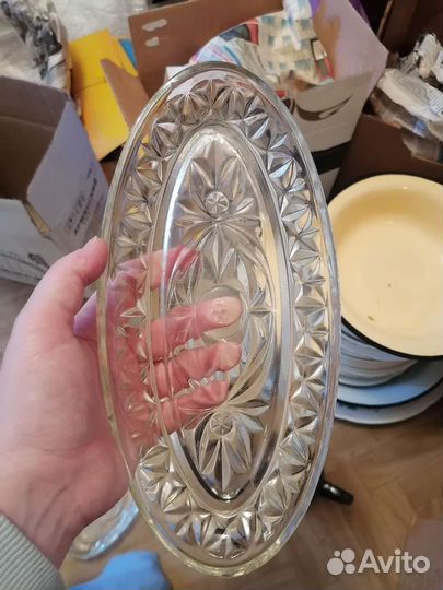 Селедочницы хрусталь СССР