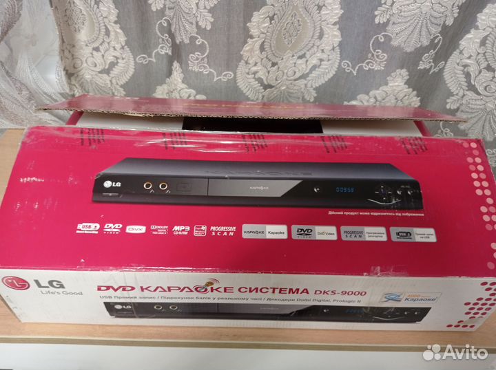 Dvd плеер с караоке lg dks-9000