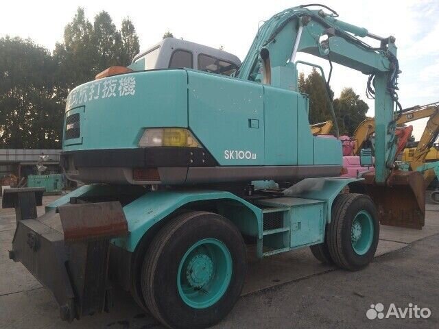 Колёсный экскаватор Kobelco SK100W-2, 2002