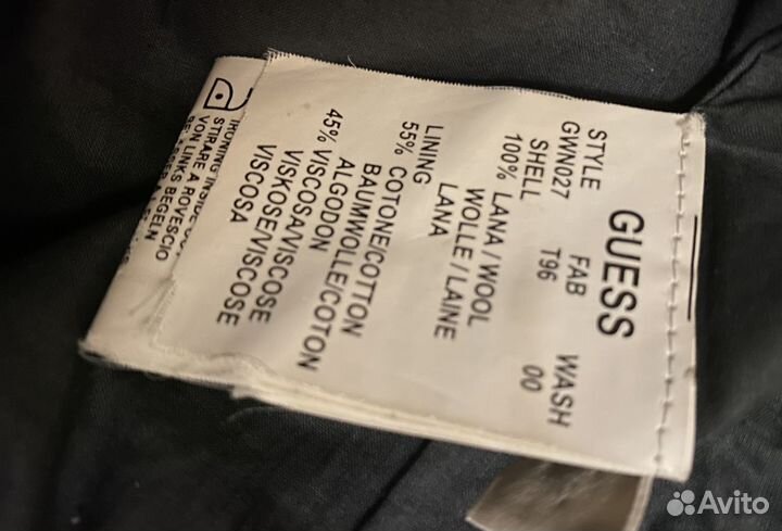 Пиджак винтажный Guess р.S/M