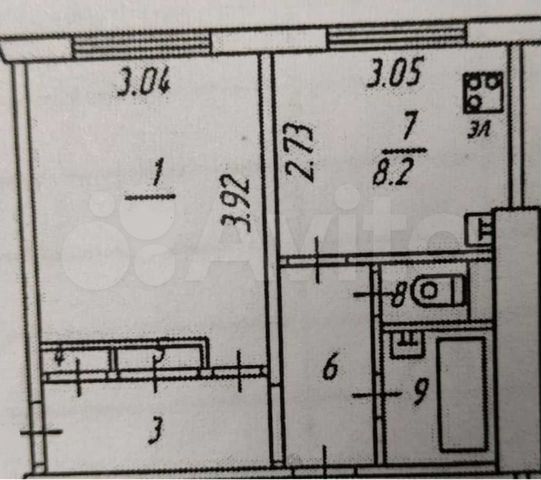 1-к. квартира, 31 м², 1/5 эт.