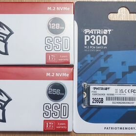 SSD M.2 NVMe Patriot и др. 128,256, 500Гб