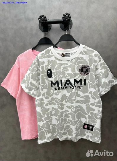 Футболка Bape Miami Белая (Арт.17488)
