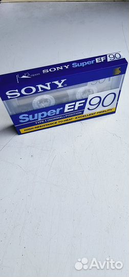 Аудиокассета sony super ef 90