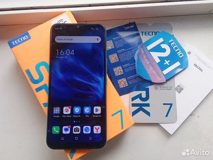TECNO Spark 7, 4/64 ГБ