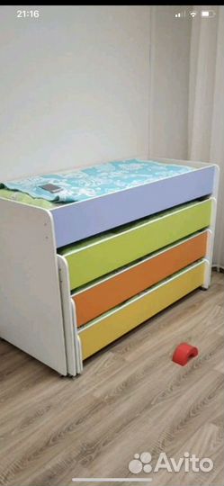 Кровать четырех ярусная для детского сада