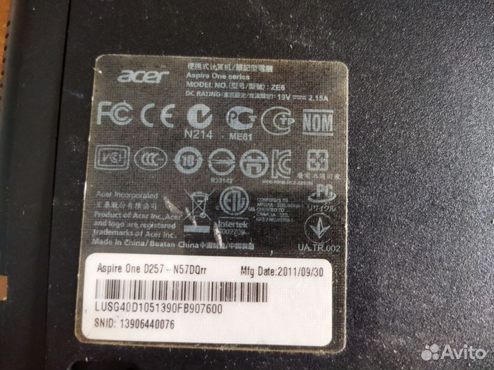 Acer Нетбук