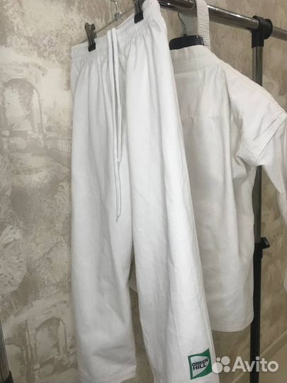 Кимоно детское для каратэ Green Hill, белый, бу