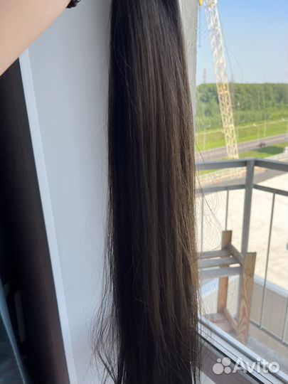 Хвост на резинке 70 см новый