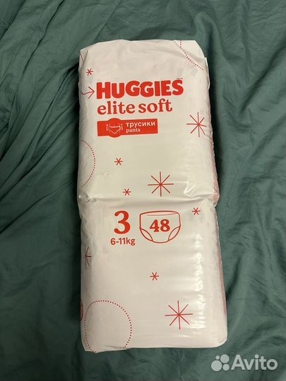 Подгузники трусики huggies elite soft 3