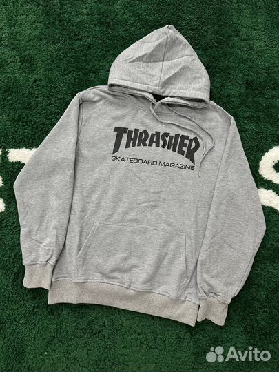Кофта thrasher серое