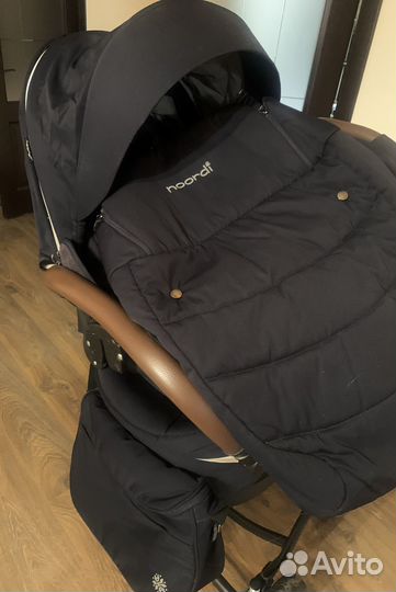 Коляска 2 в 1 Noordi Fiordi Melange Sport leather
