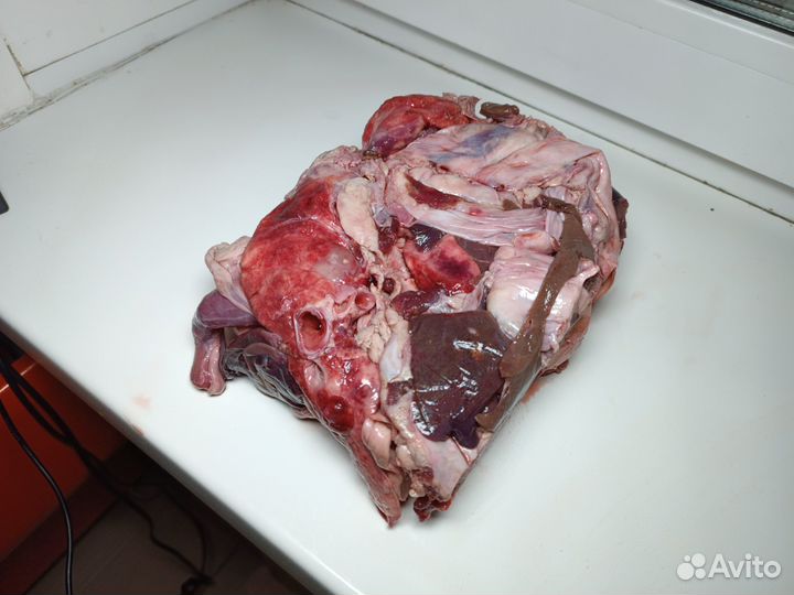 Мясо для собак. Говядина корм люкс