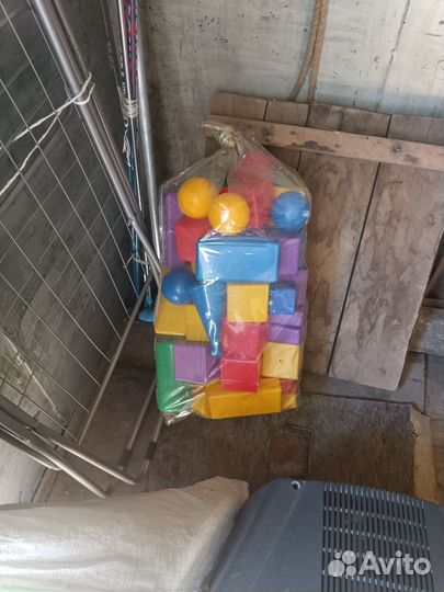 Кубики пластмассовые