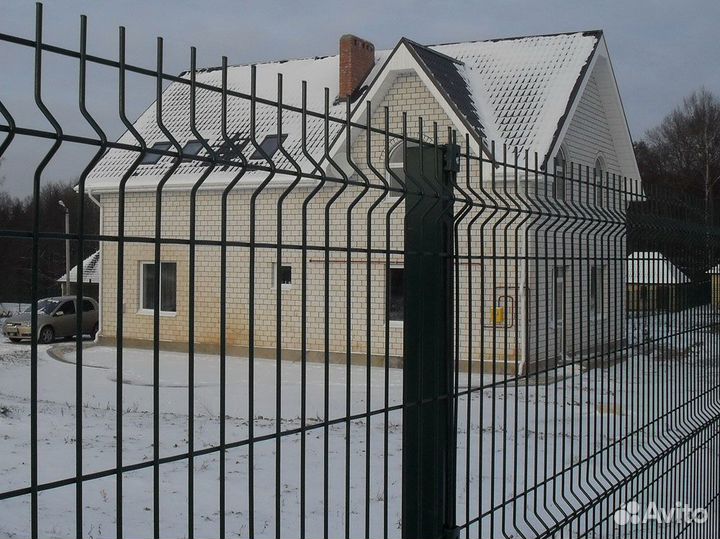 Сетчатый забор (3д забор)