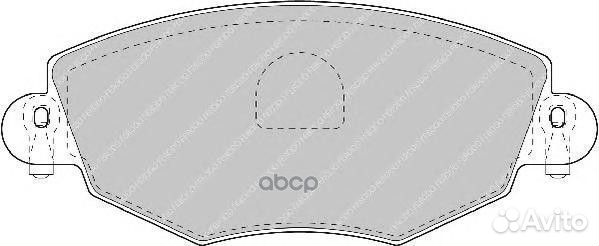 FDB1425 Колодки тормозные ford mondeo 0007/JAG