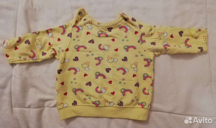 Толстовка/свитшот/кофта для девочки, 68 размер