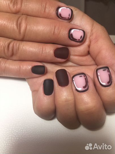 Маникюр с покрытием гель лак