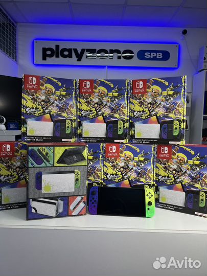 Nintendo switch oled splatoon 3 прошитая