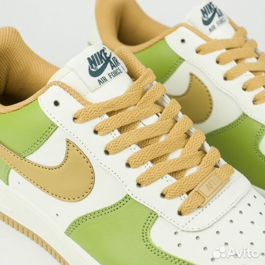 Кроссовки Nike Air Force 1 Low Green / Brown