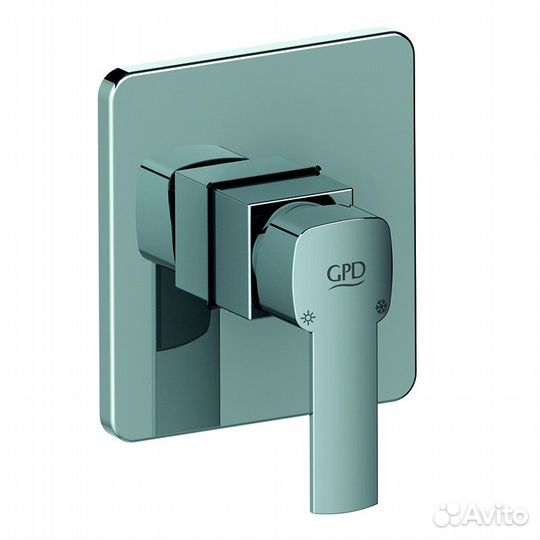 Смеситель для душа GPD Pedra MAD160 встраиваемый