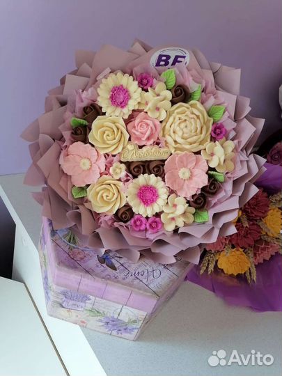 Съедобные сладкие Подарки, букеты из шоколада