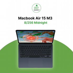 Macbook Air 15 M3 8 256 Midnight