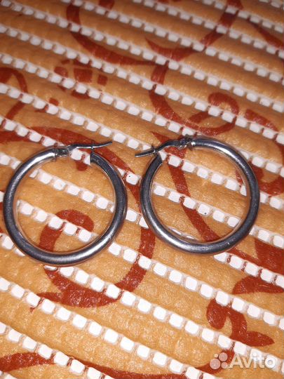 Серьги серебро