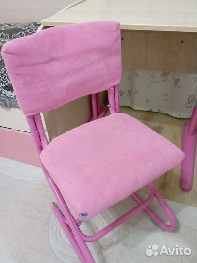 Растущая парта и стул деми