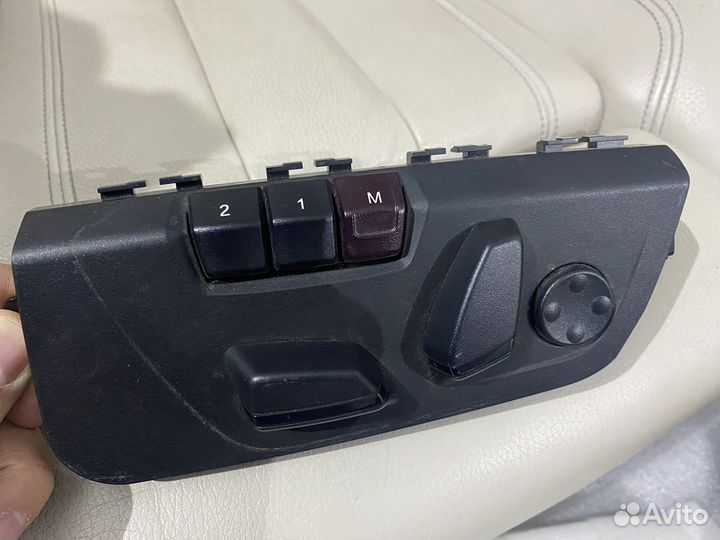 Управление сидением BMW с памятью и подкачкой