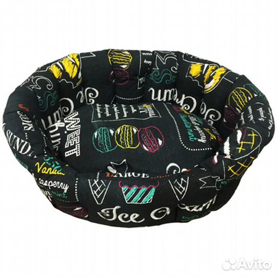 Лежанка овальная Айскрим №3 60*50*22см (логист