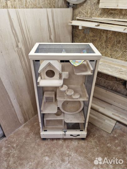 Витрина-клетка для шиншилл, белок,бурундуки и тд
