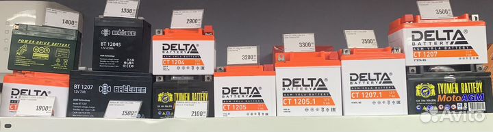 Аккумулятор мото Тюмень AGM 7ач