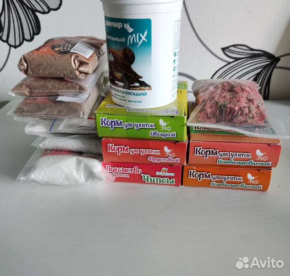 Корма для улиток