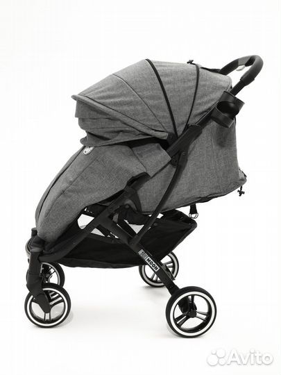 Коляска Aelita Moon 818 Plus Black Grey