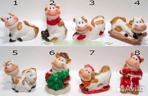 Новогодние фигурки из десертов не киндер, Растишка