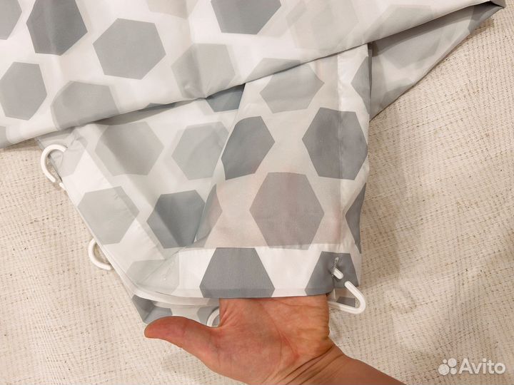 Шторы для ванной JoyArty 180x200