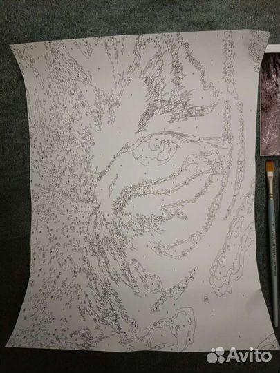 Картина по номерам 30х40 и 60х80