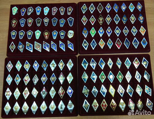 Знаки об окончании Учебных заведений ссср,России