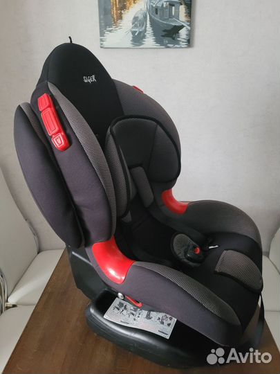 Детское автокресло siger isofix от 9-25кг