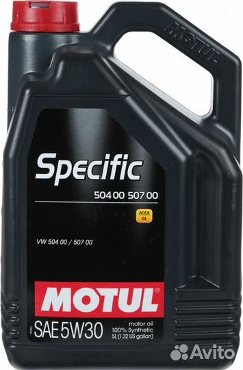 Моторное масло Motul Specific VW 504.00/507.00 5W