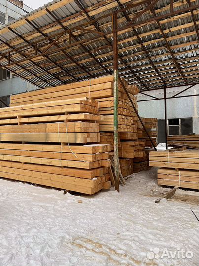 Брус обрезной 200х200х6000мм от производителя