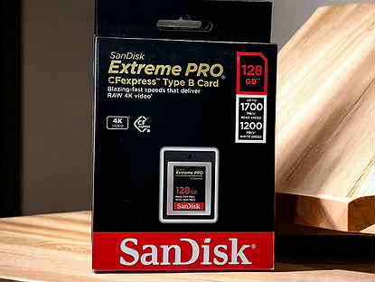 SanDisk Extreme PRO CFexpress Type B 128 GB