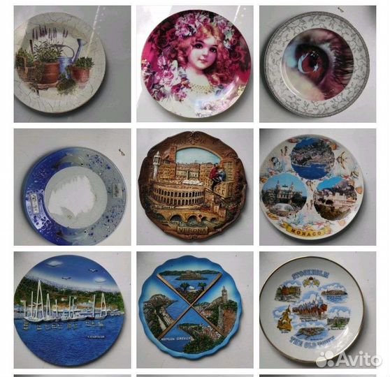 Настенная тарелка декоративная