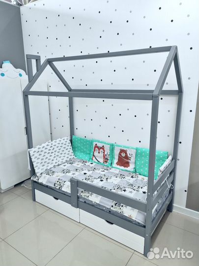 Детская кровать Домик 1ярус