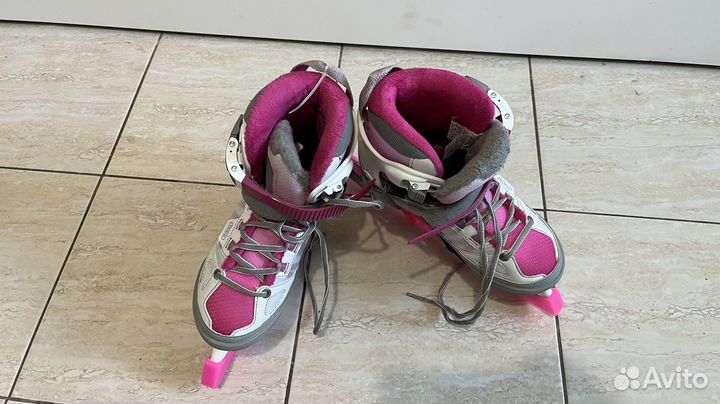 Коньки детские для девочки раздвижные Р35-38