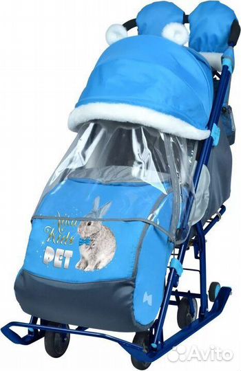 Коляска санки трансформер