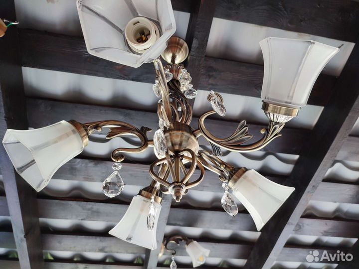 Люстра потолочная бу