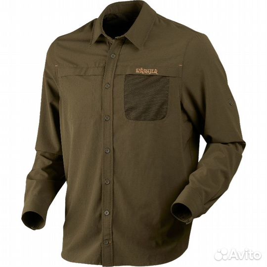 Рубашка Herlet Tech с длин. рукавом Willow green M