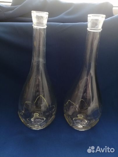 Графины СССР и бутыль Старец